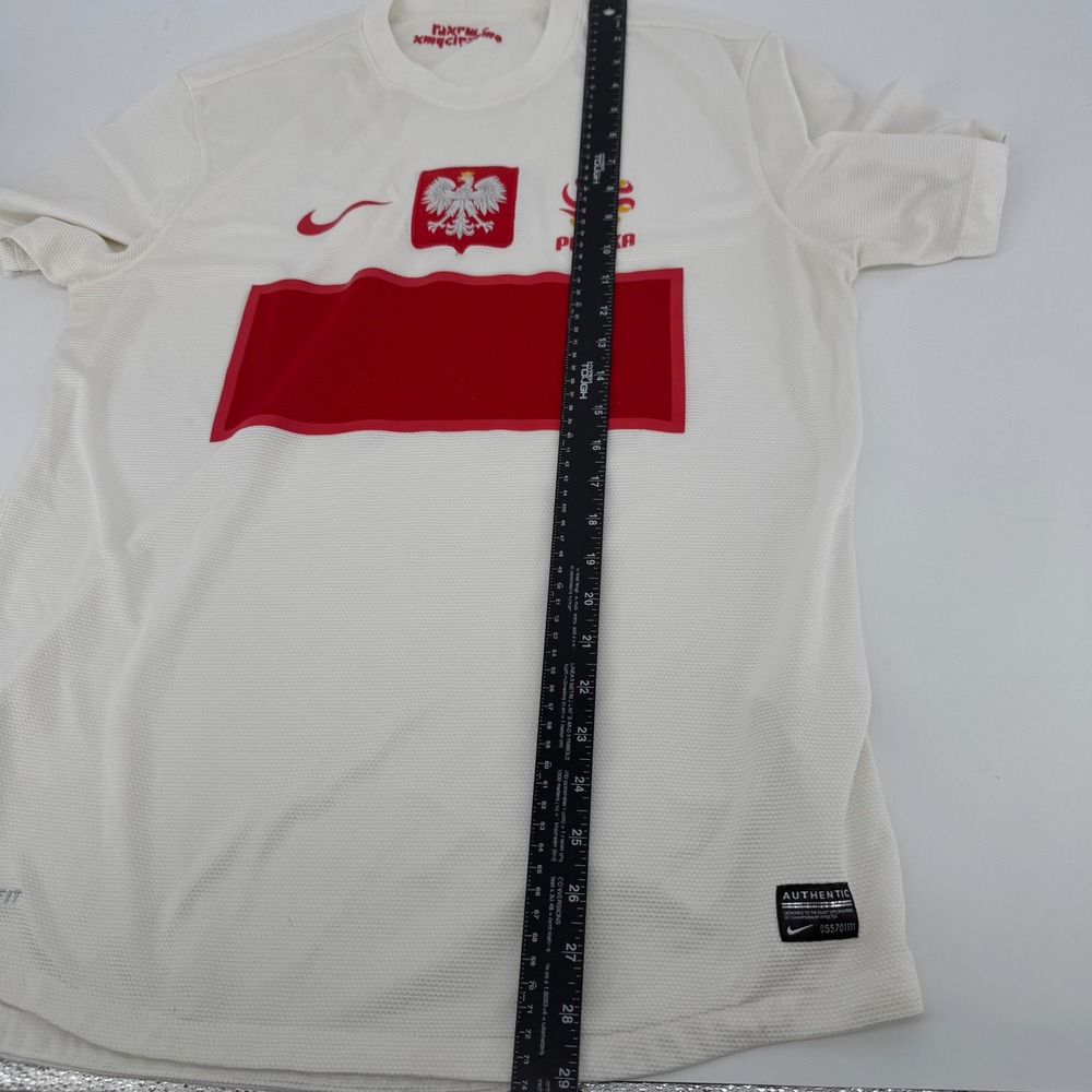 Authentic Nike Poland 2012-13 Home Football Soccer Jersey Kit 450508-105 Large - Picture 7 of 7